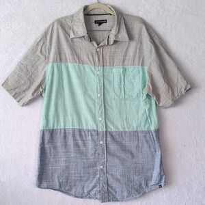 Ocean Current Men's‎ Colorblock Vacation Button Down Shirt Size XL